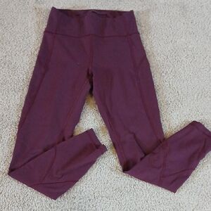 Lululemon Athletica Burgundy Leggings